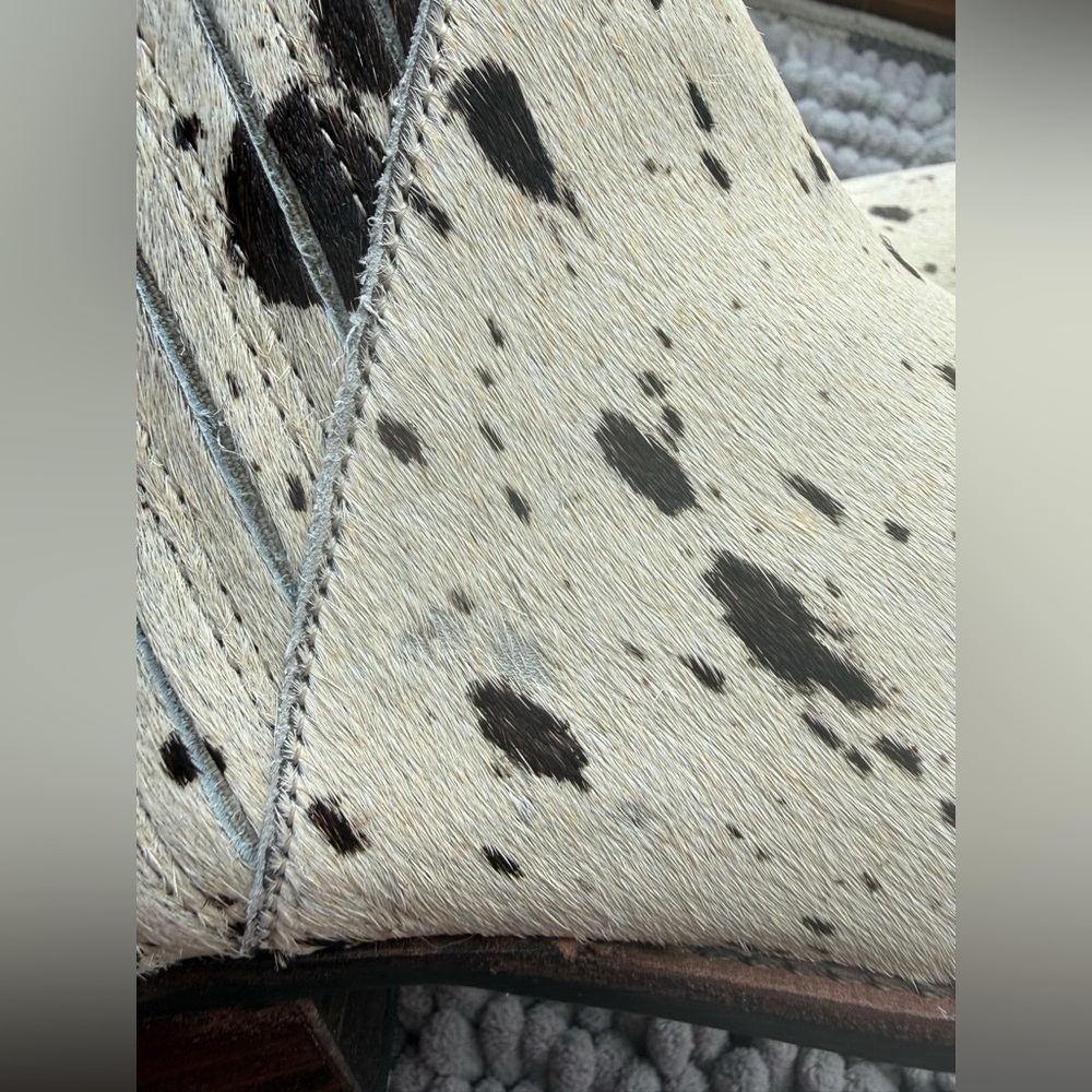 Matisse NWOT calf fur, white and dark brown. Made in Brazil 9M. In box. - Picture 15 of 15